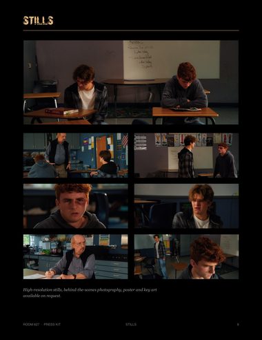 Press kit page 9: Stills